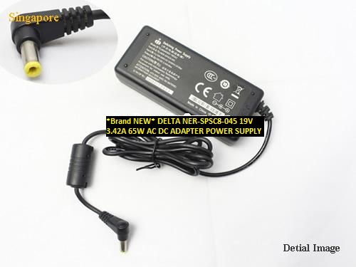 *Brand NEW* DELTA NER-SPSC8-045 19V 3.42A 65W AC DC ADAPTER POWER SUPPLY